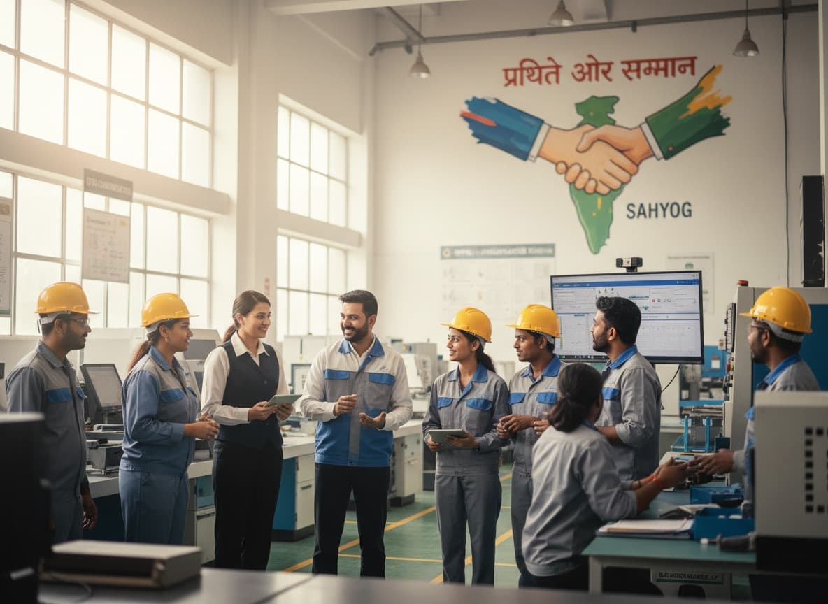 Worker in warehouse